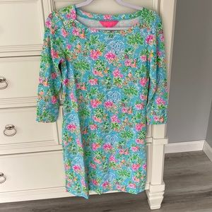 Lilly Pulitzer Disney Dress small.  Lilly Loves Disney. Blue Ibiza